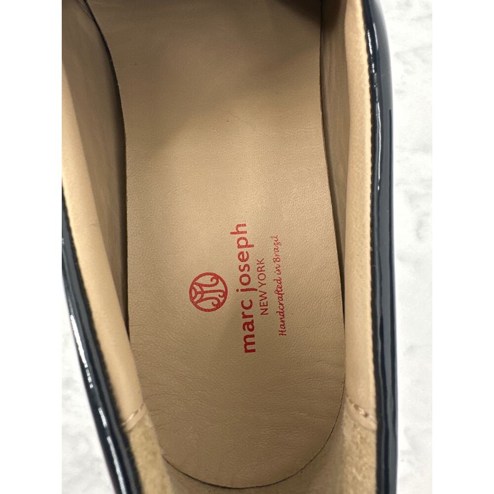NEW Marc Joseph New York Jay Street Blue Patent Shoes Slip Ons Women’s 9 - Picture 8 of 8